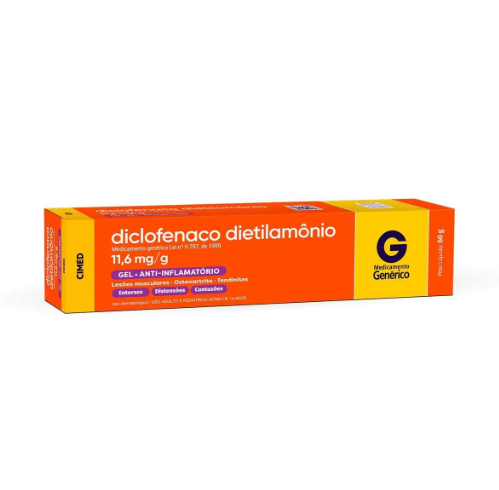 Gel diclofenado CIMED 60g