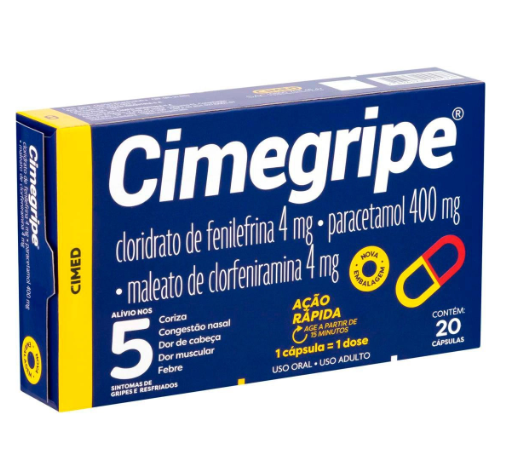 Cimegripe com 20 comp CIMED