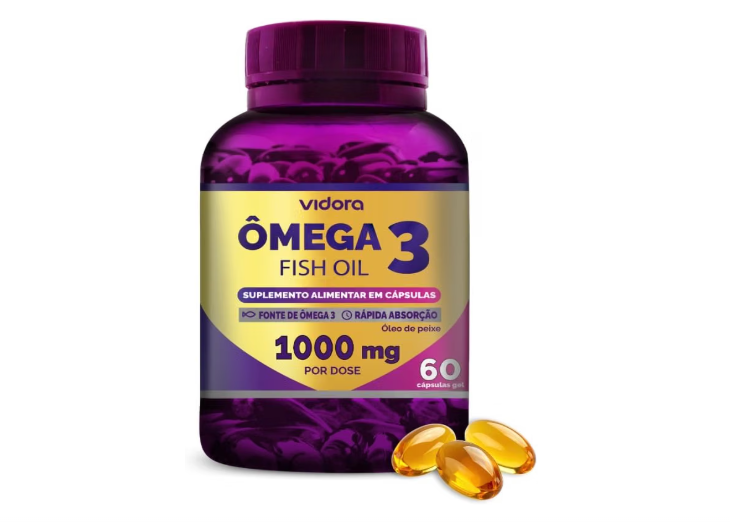 Ômega 3 VIDORA 1000mg com 60 cps gel
