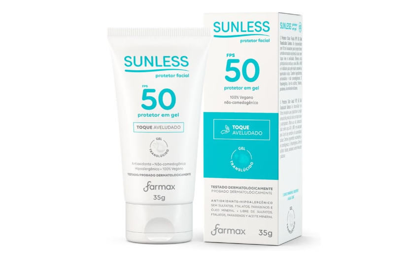Sunless Protetor Solar Facial Translúcido FPS50 35g | FPS 50